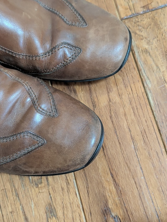Tods Brogue Men\'s Brown Leather Chelsea Boots